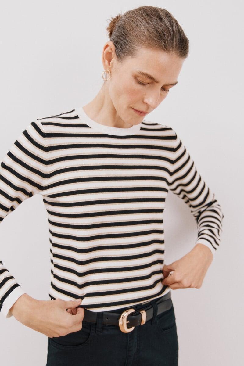 Cortefiel Jersey rayas lurex