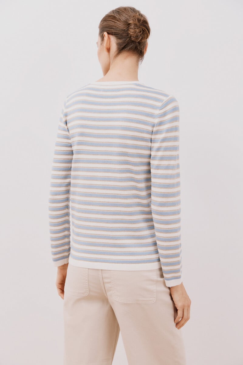 Cortefiel Jersey Rayas Lurex