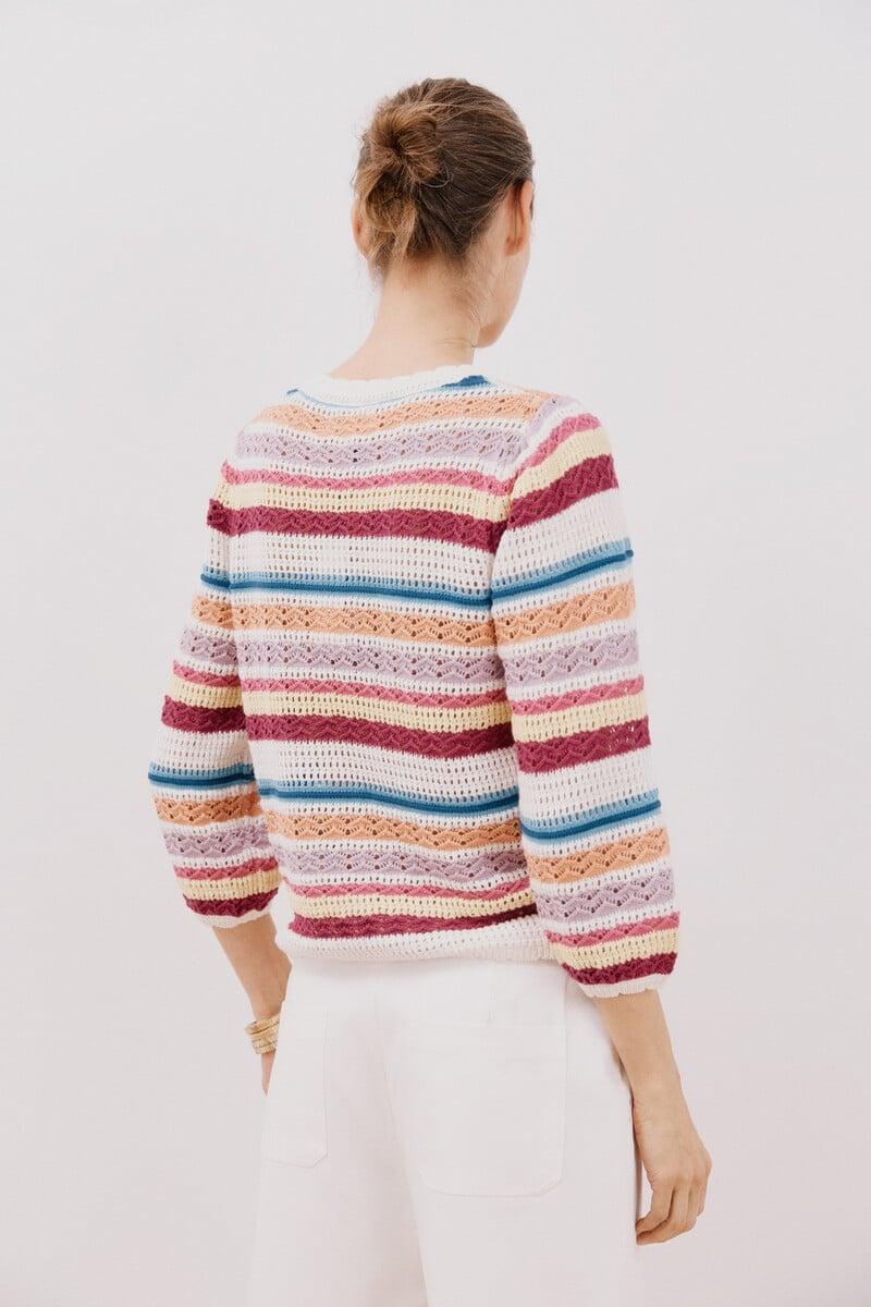 Cortefiel Jersey Rayas Multicolor