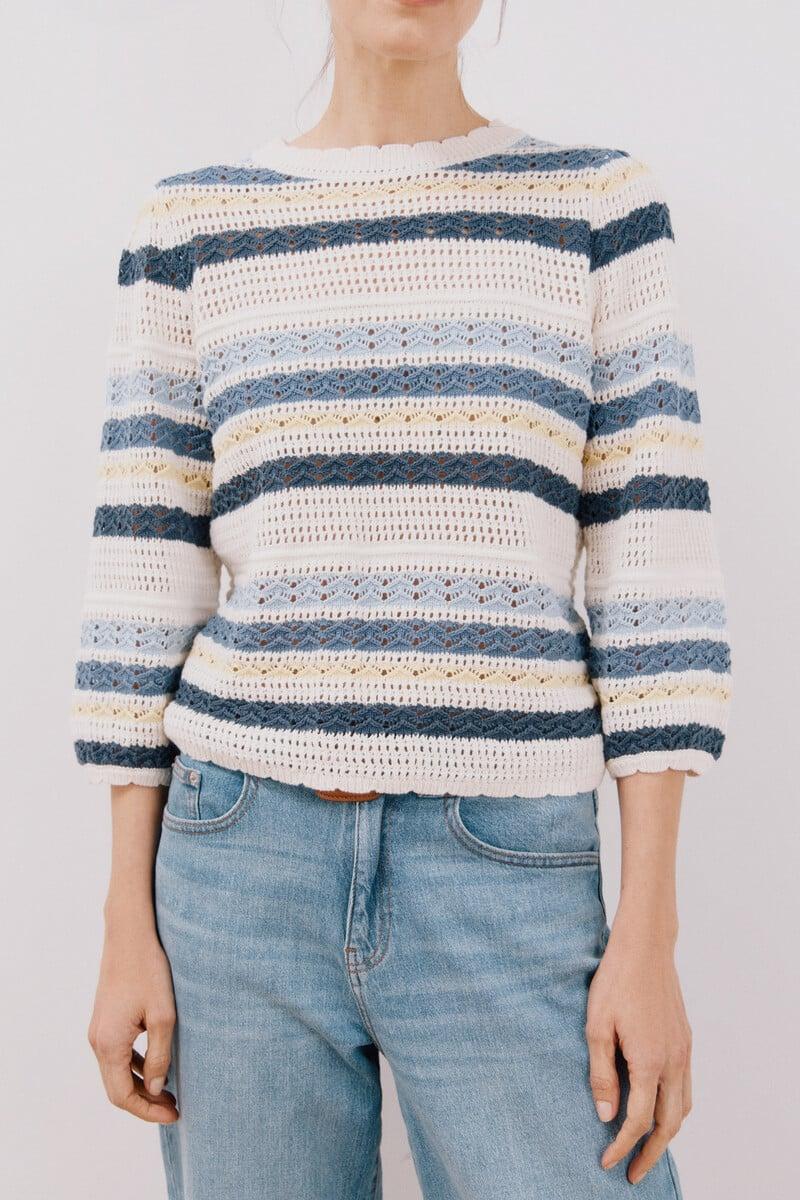 Cortefiel Jersey Rayas Multicolor