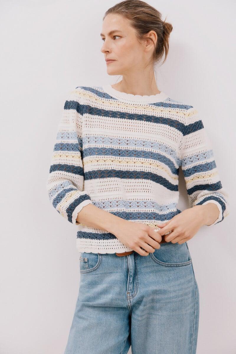 Cortefiel Jersey rayas multicolor