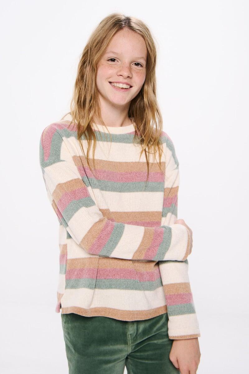 Cortefiel Jersey Rayas Niña
