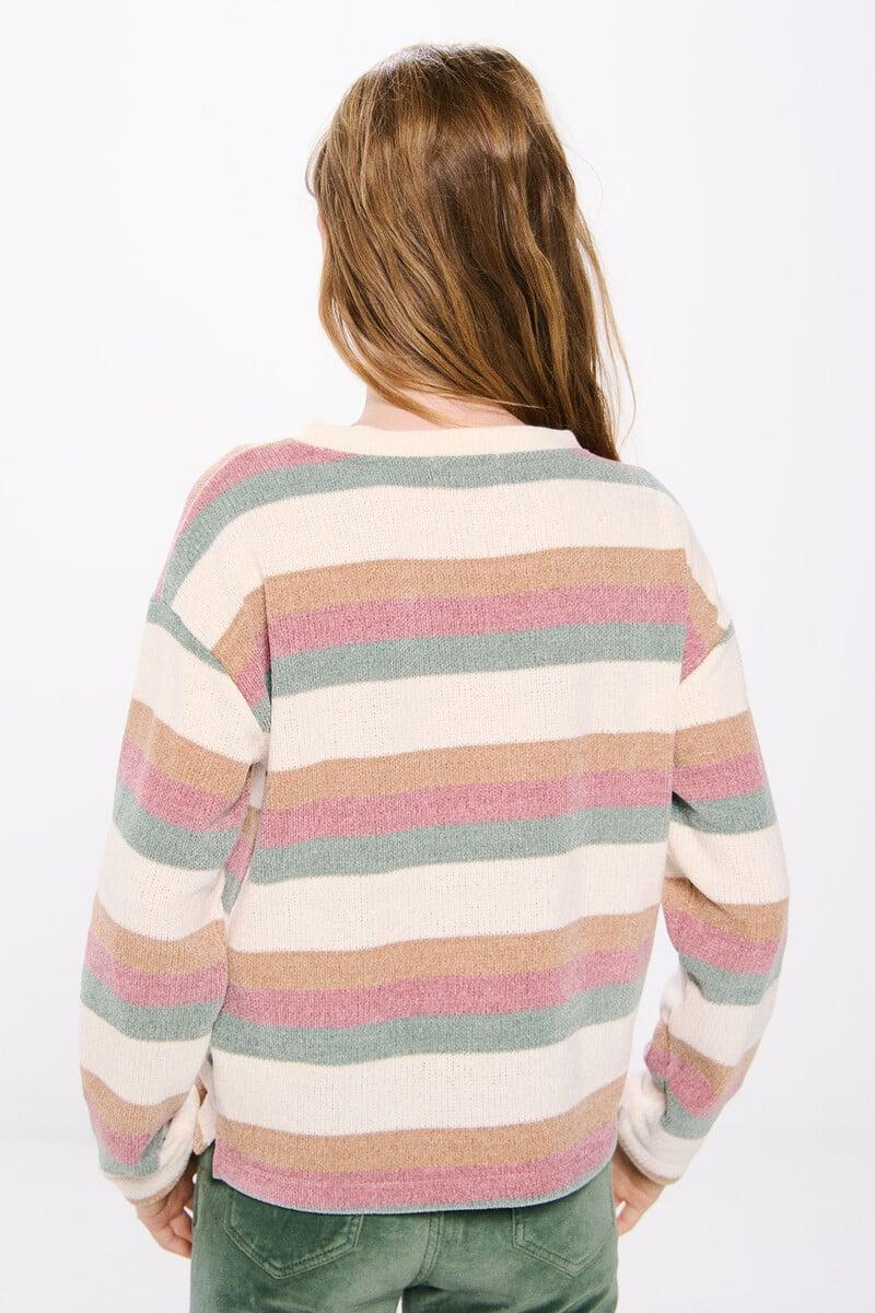 Cortefiel Jersey Rayas Niña