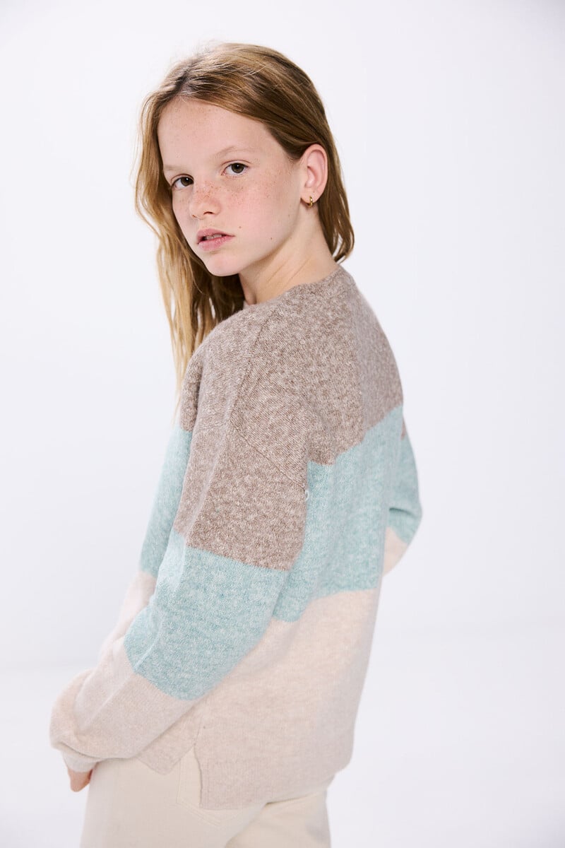 Cortefiel Jersey rayas niña