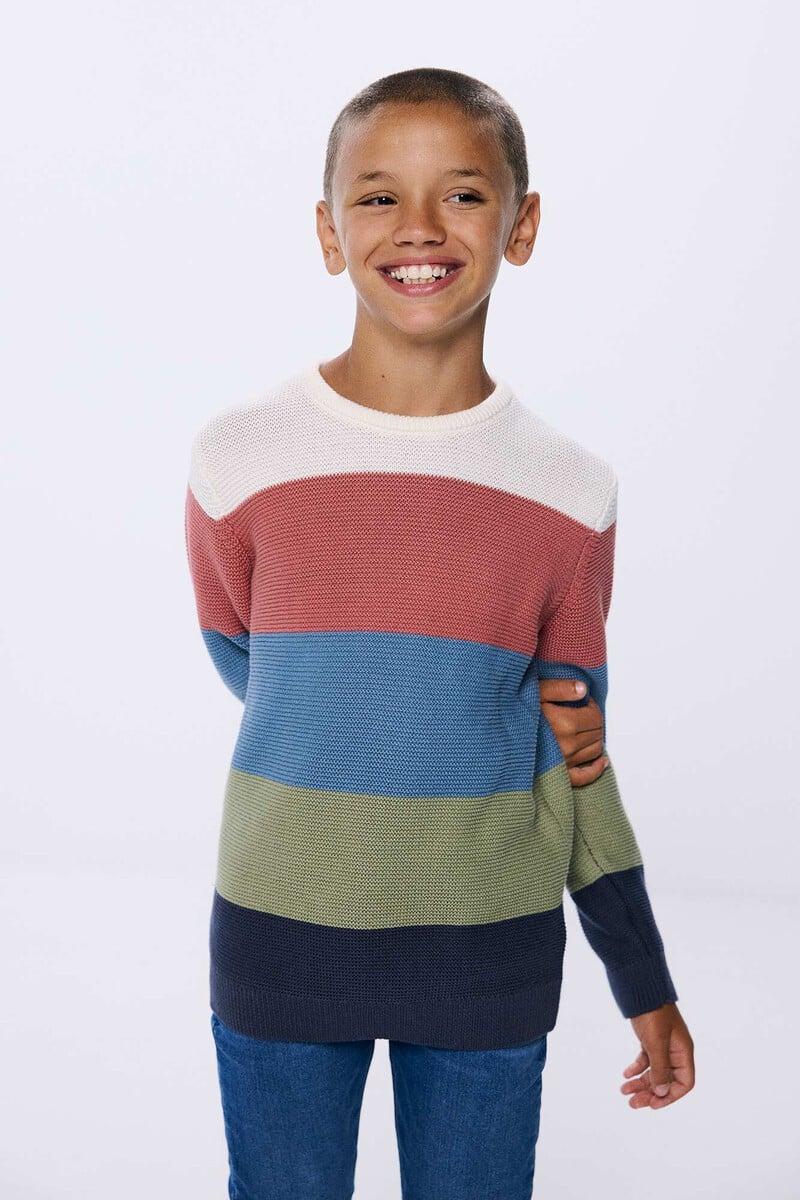 Cortefiel Jersey rayas niño