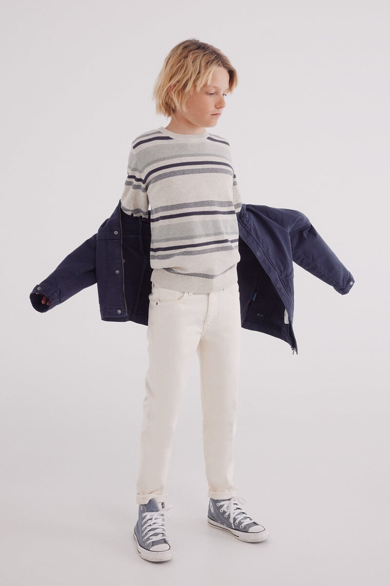 Cortefiel Jersey Torzal Rayas Niño