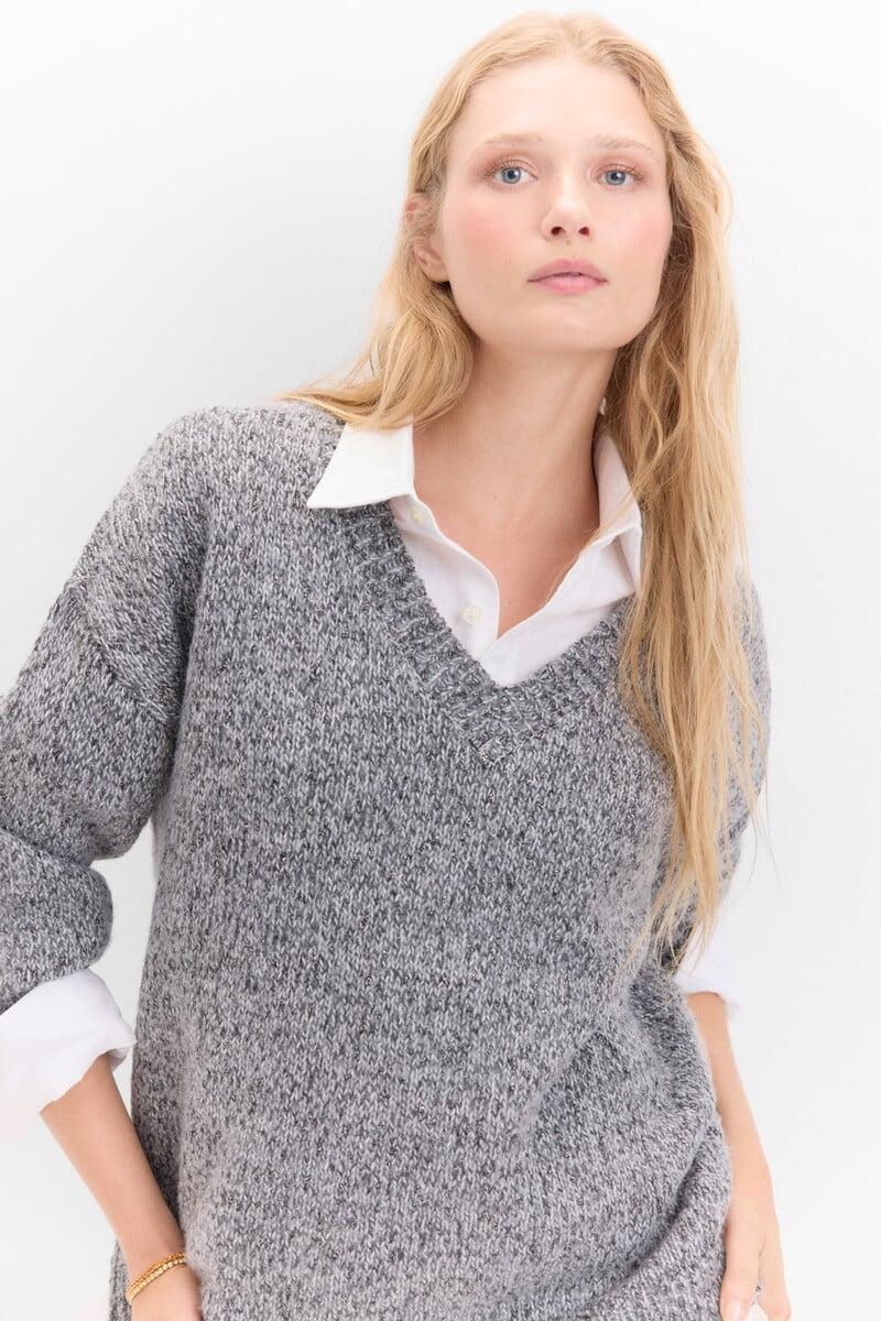 Cortefiel Jersey torzales lurex