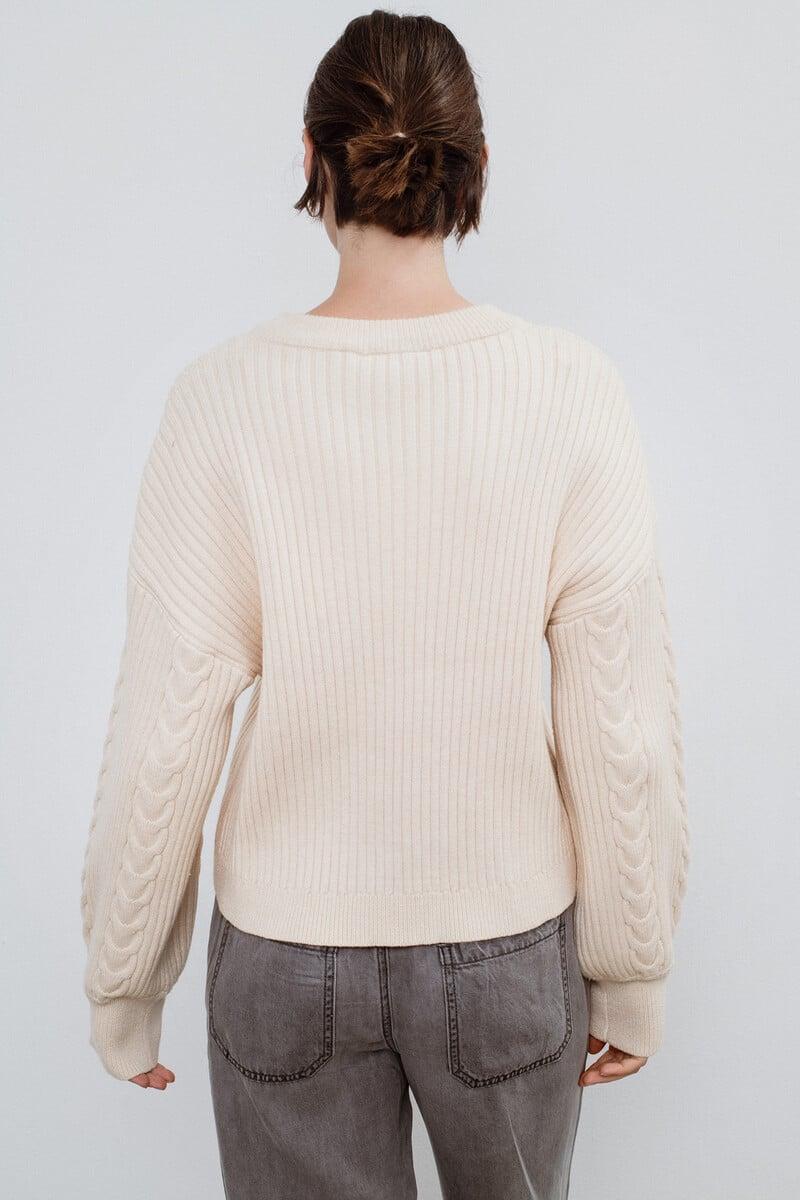 Cortefiel Jersey Trenzas
