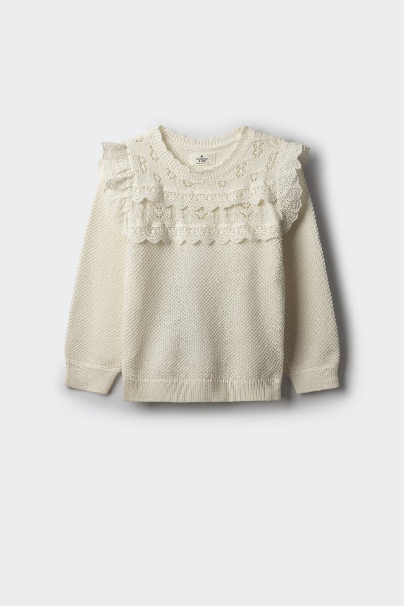 Cortefiel Jersey volantes niña