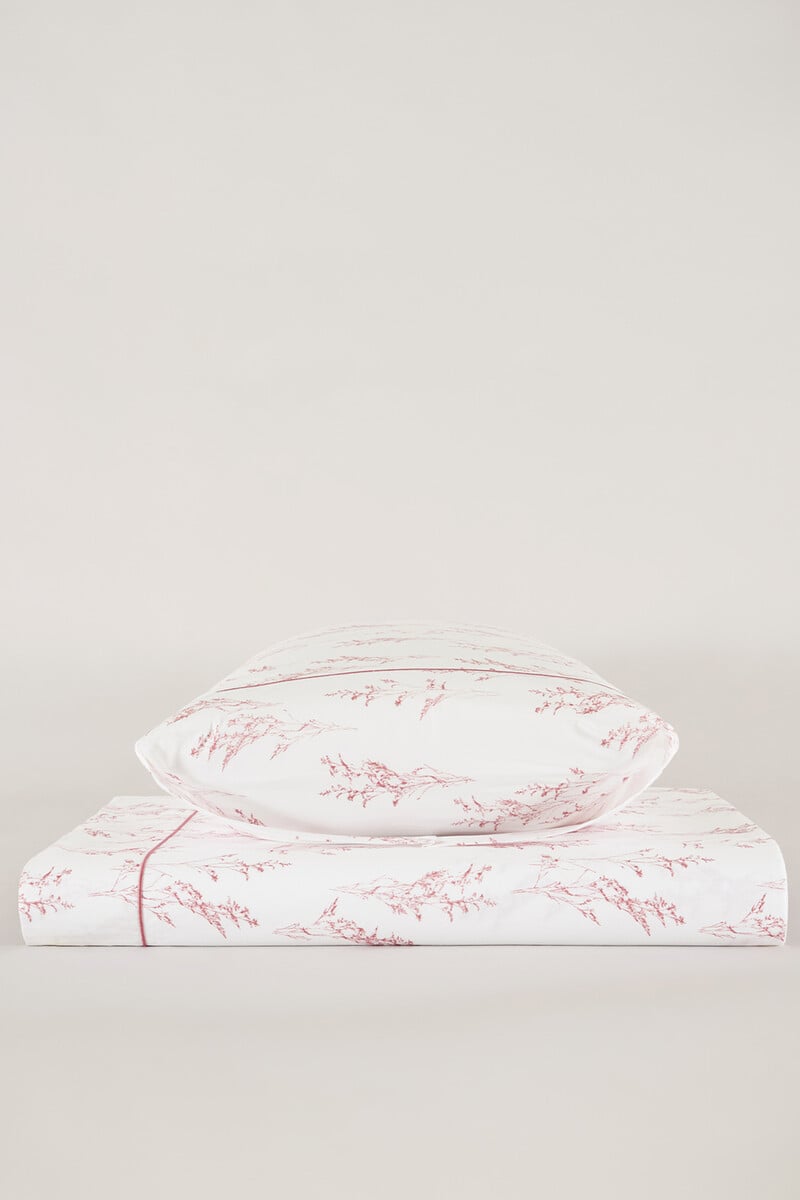 Cortefiel Juego De Sábanas Laila Rosa 135 -140 Cm