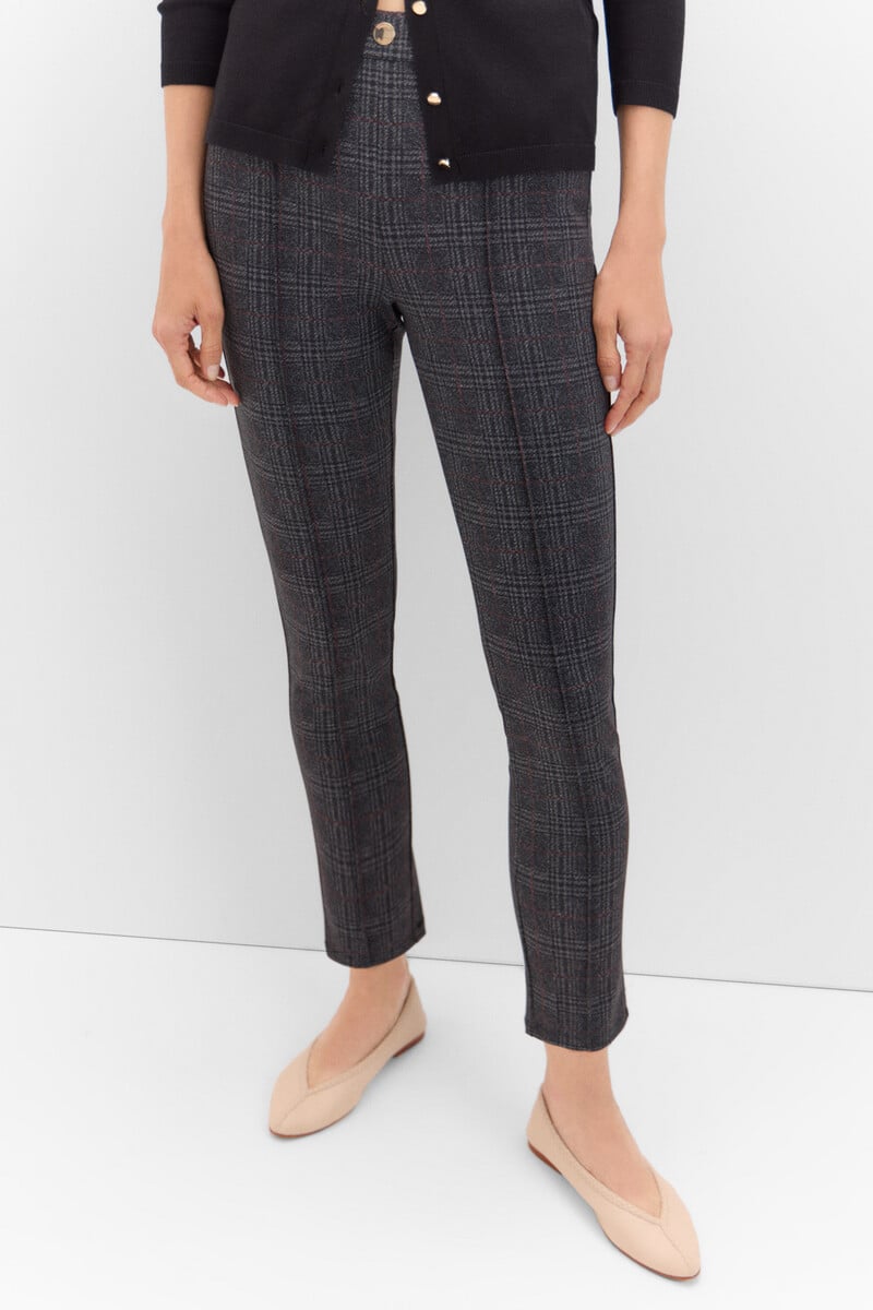 Cortefiel Legging Con Botonadura