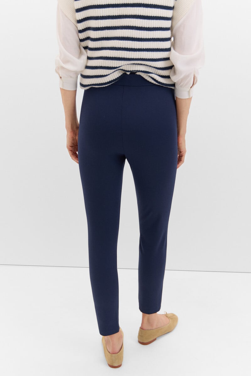 Cortefiel Legging Con Botonadura