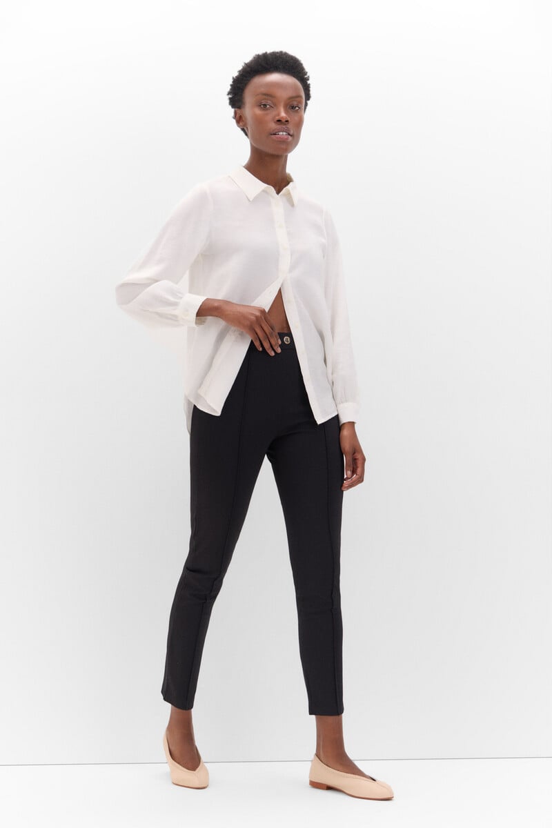 Cortefiel Legging con botonadura