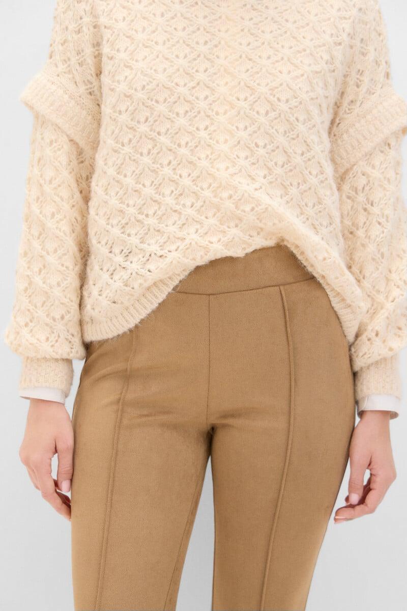 Cortefiel Legging De Efecto Ante