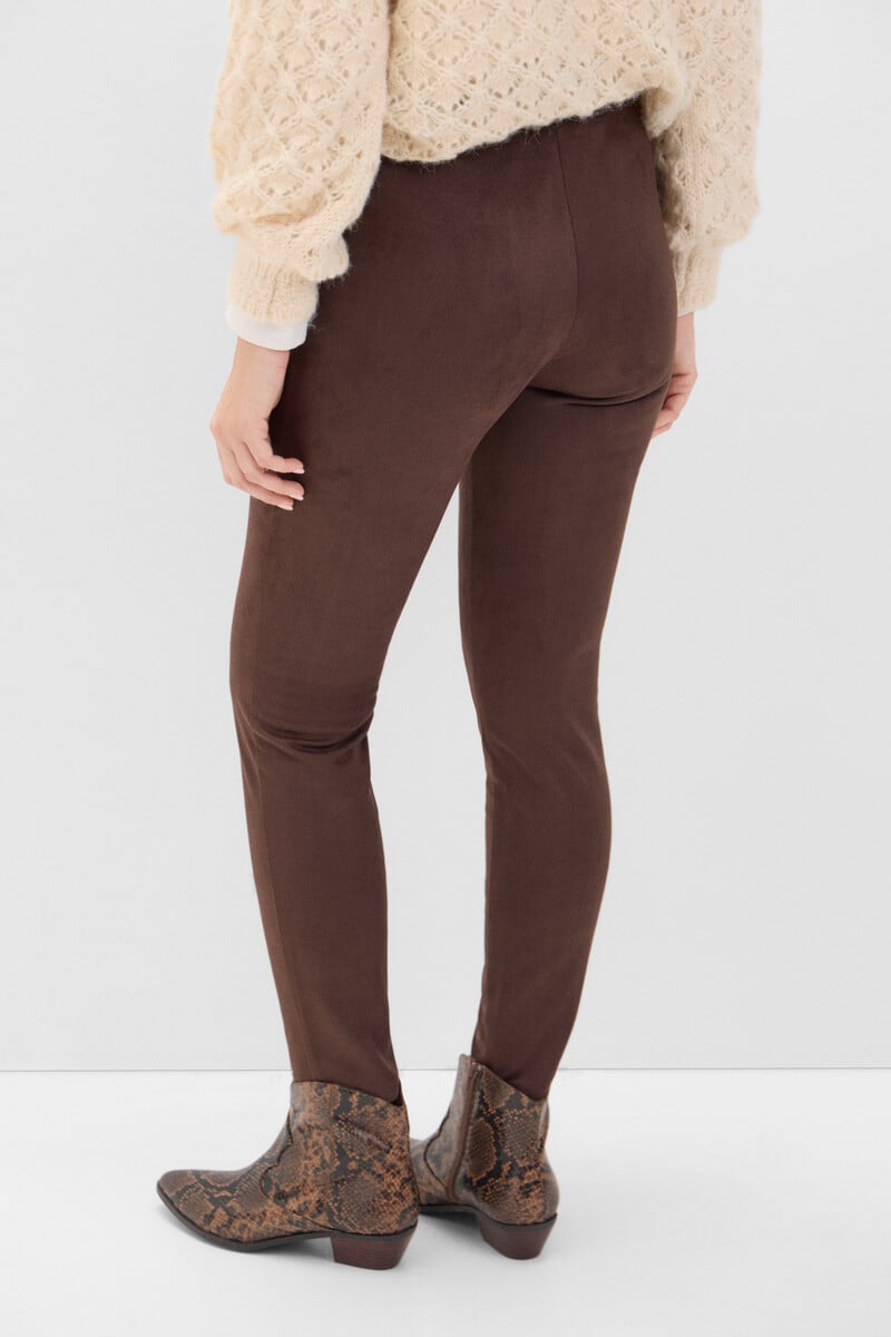 Cortefiel Legging De Efecto Ante