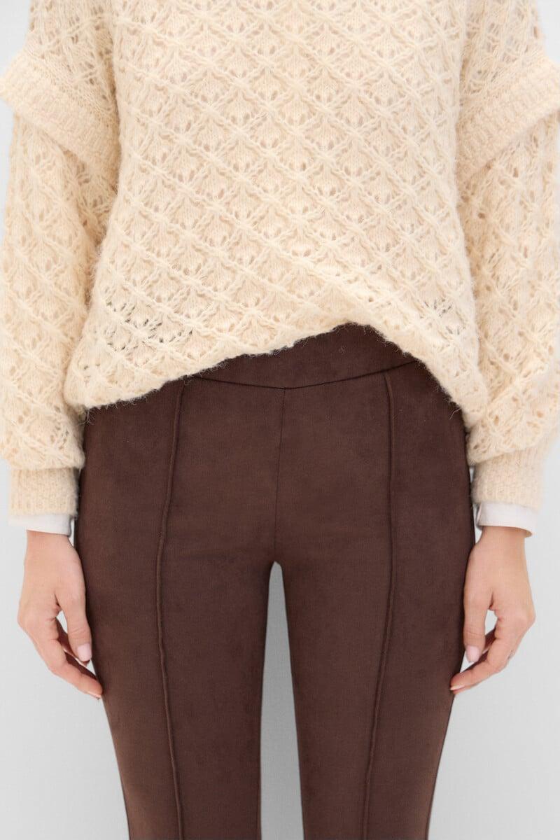 Cortefiel Legging De Efecto Ante