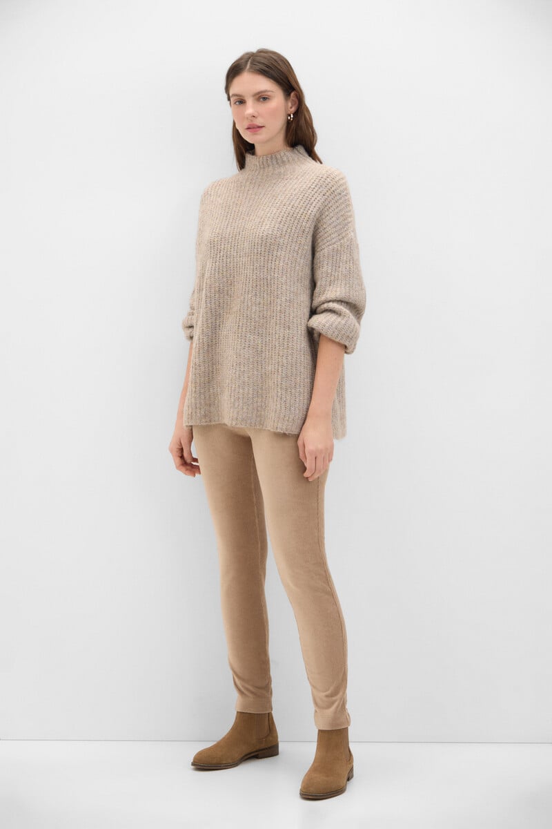 Cortefiel Legging De Efecto Pana
