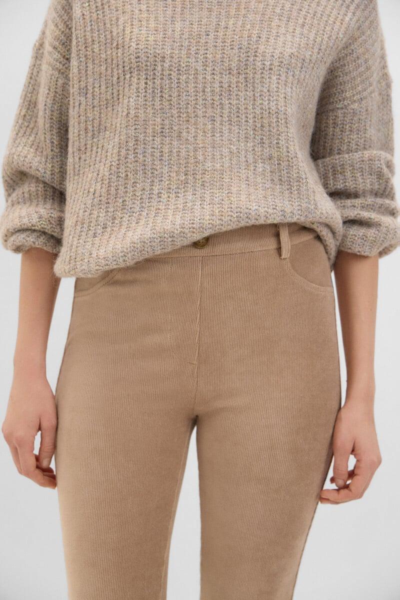 Cortefiel Legging De Efecto Pana