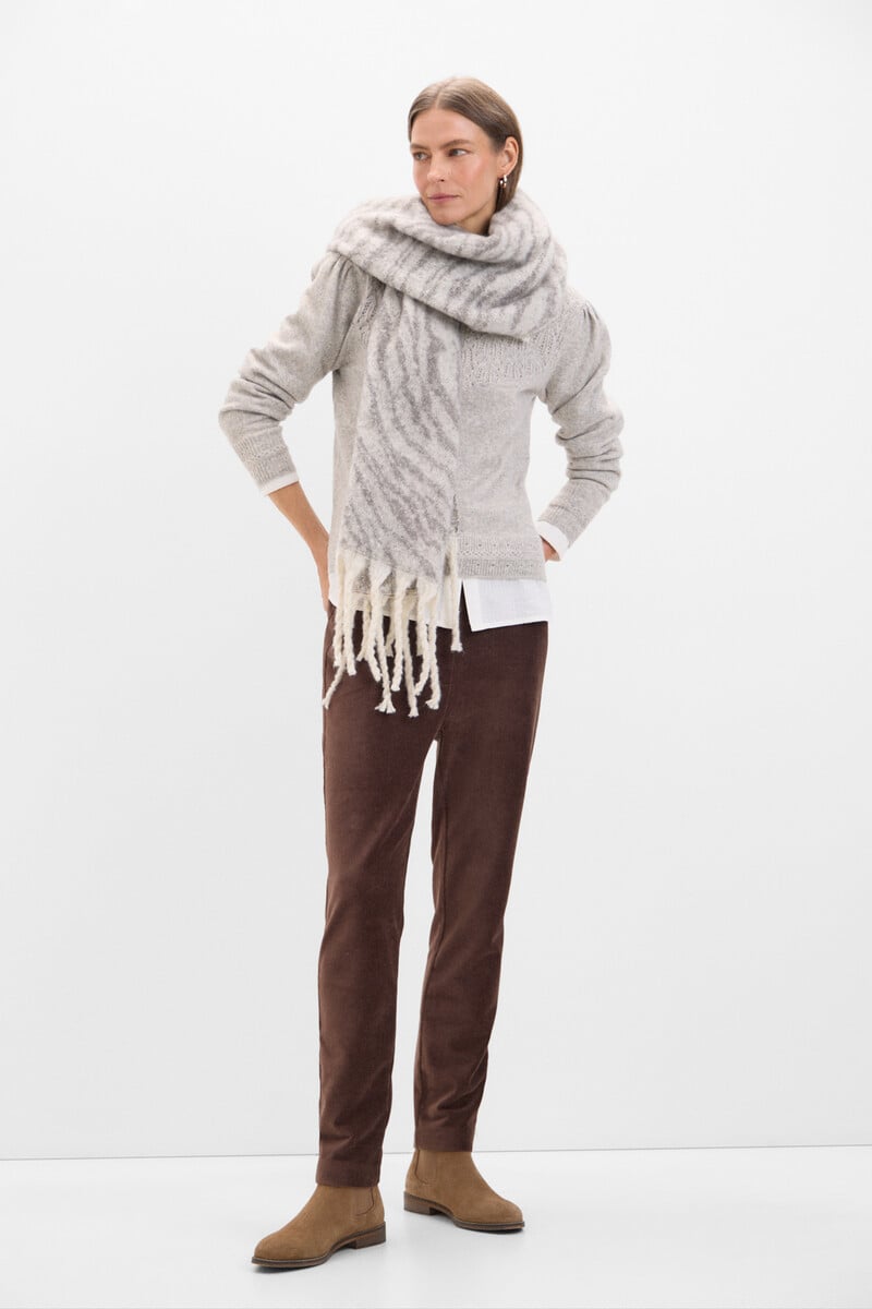 Cortefiel Legging de efecto pana