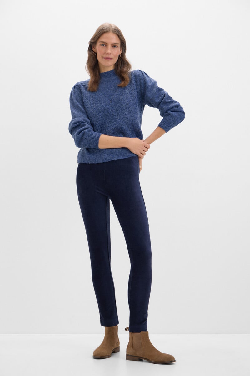 Cortefiel Legging De Efecto Pana
