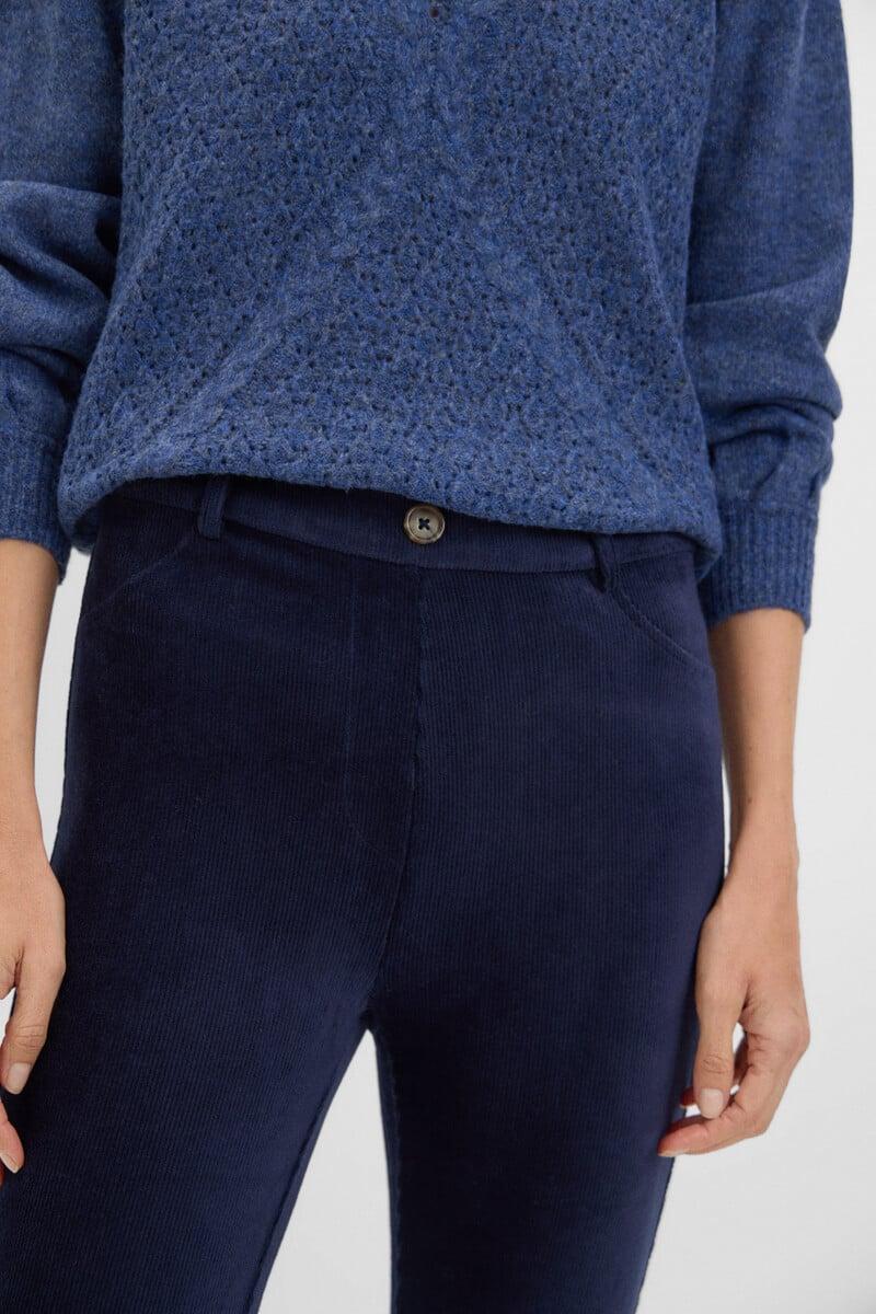 Cortefiel Legging De Efecto Pana