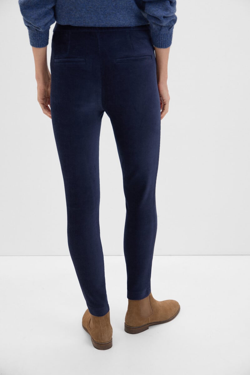 Cortefiel Legging De Efecto Pana