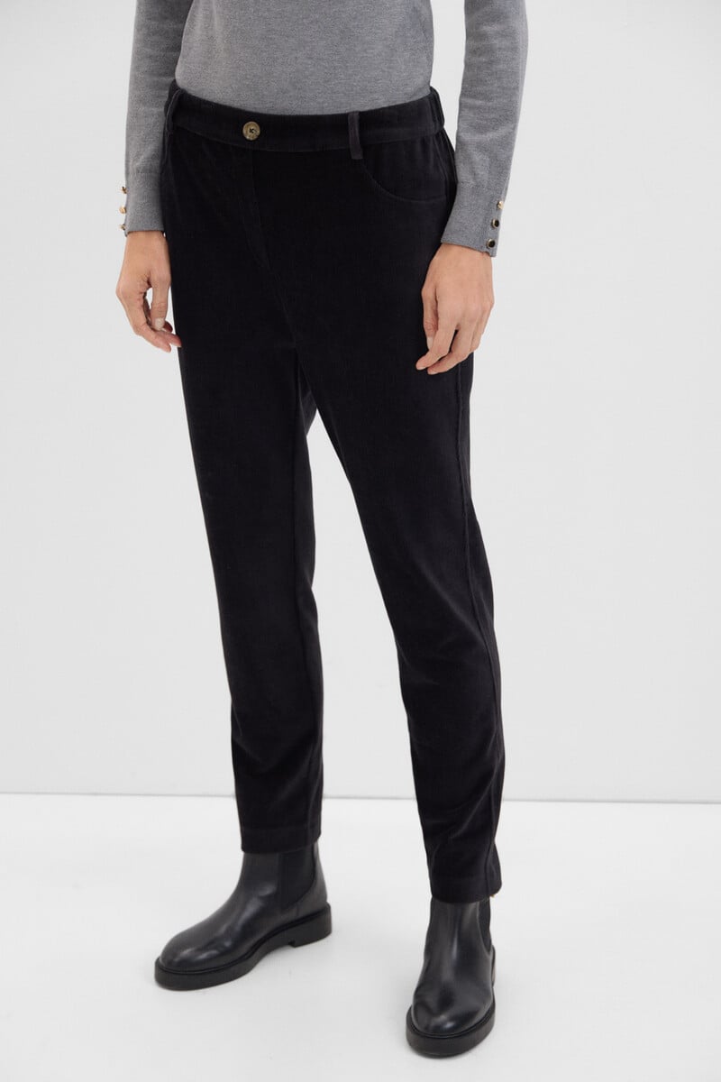 Cortefiel Legging de efecto pana