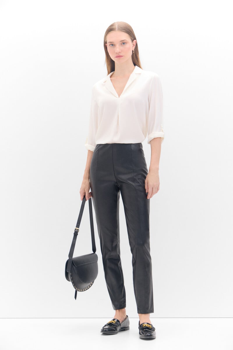Cortefiel Legging polipiel skinny