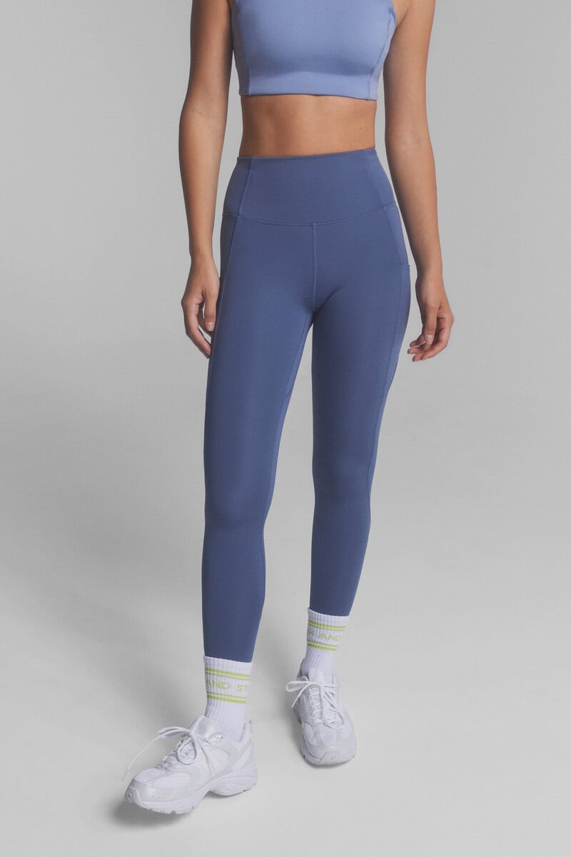 Cortefiel Leggings 4D STRETCH Tobillero Azul