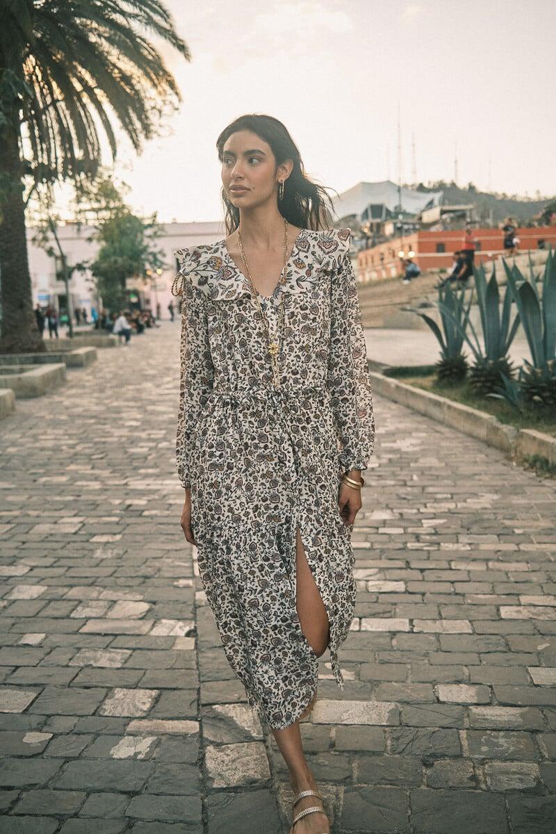 Cortefiel Lorena. Vestido Estampado