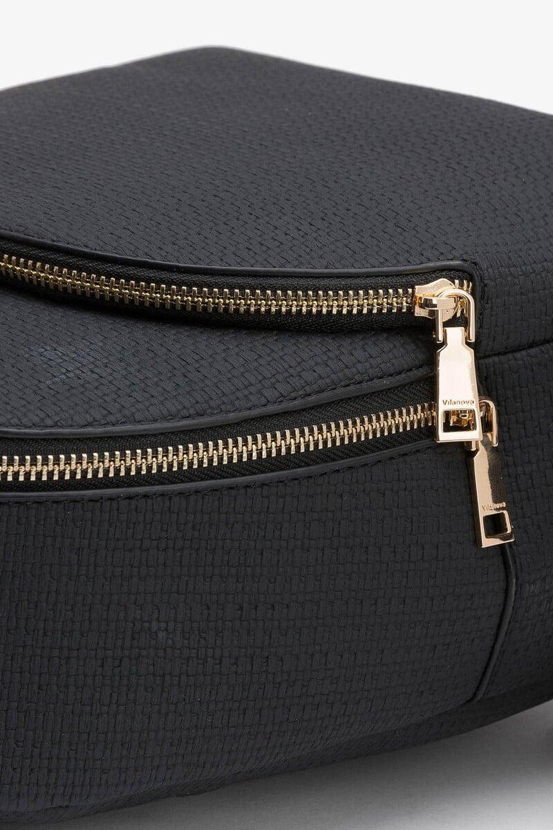 Cortefiel Mochila Textura De Tejido En Relieve