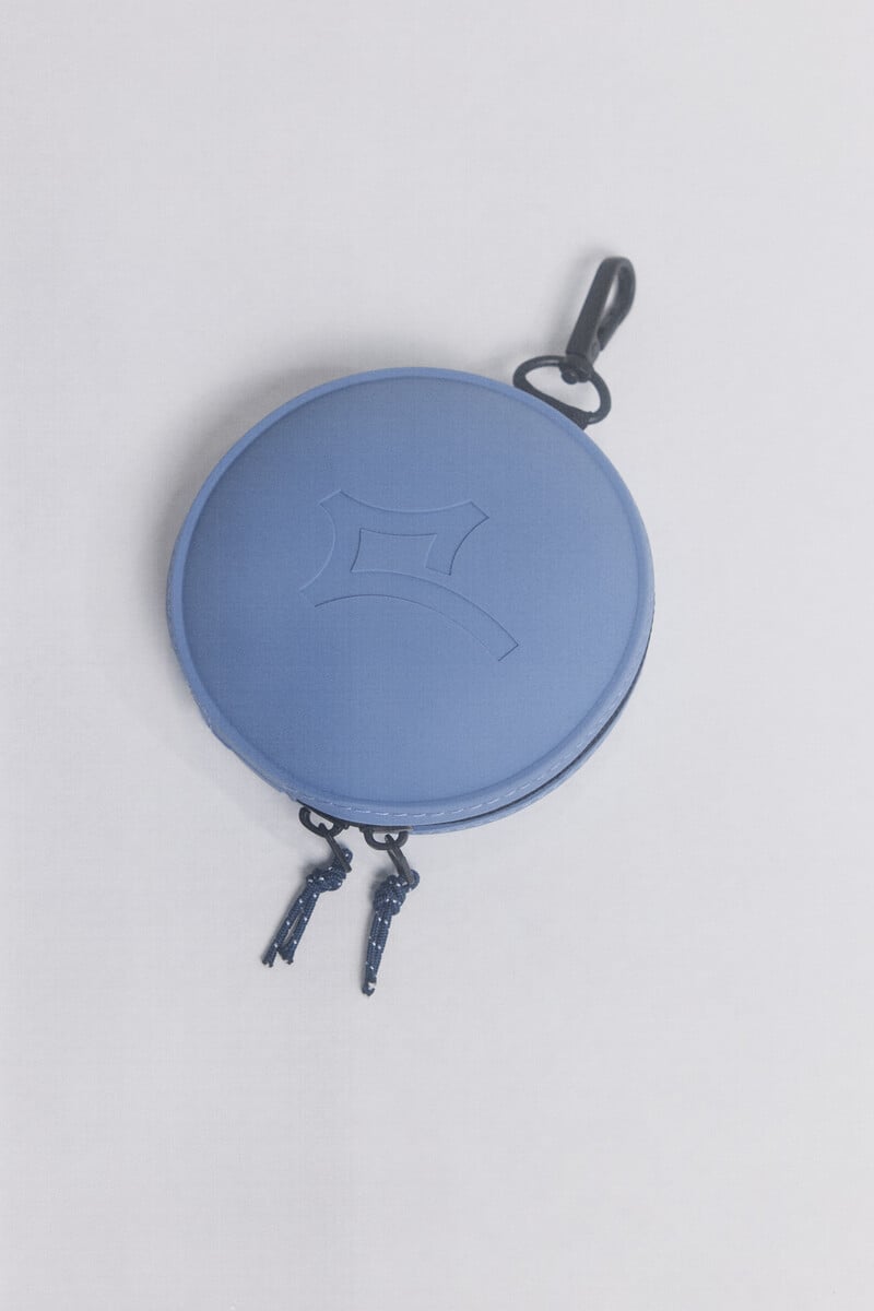 Cortefiel Monedero Silicona Circular Azul