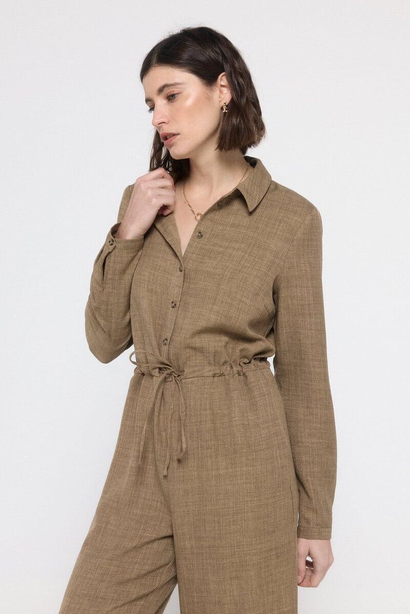 Cortefiel Mono Largo De Manga Larga