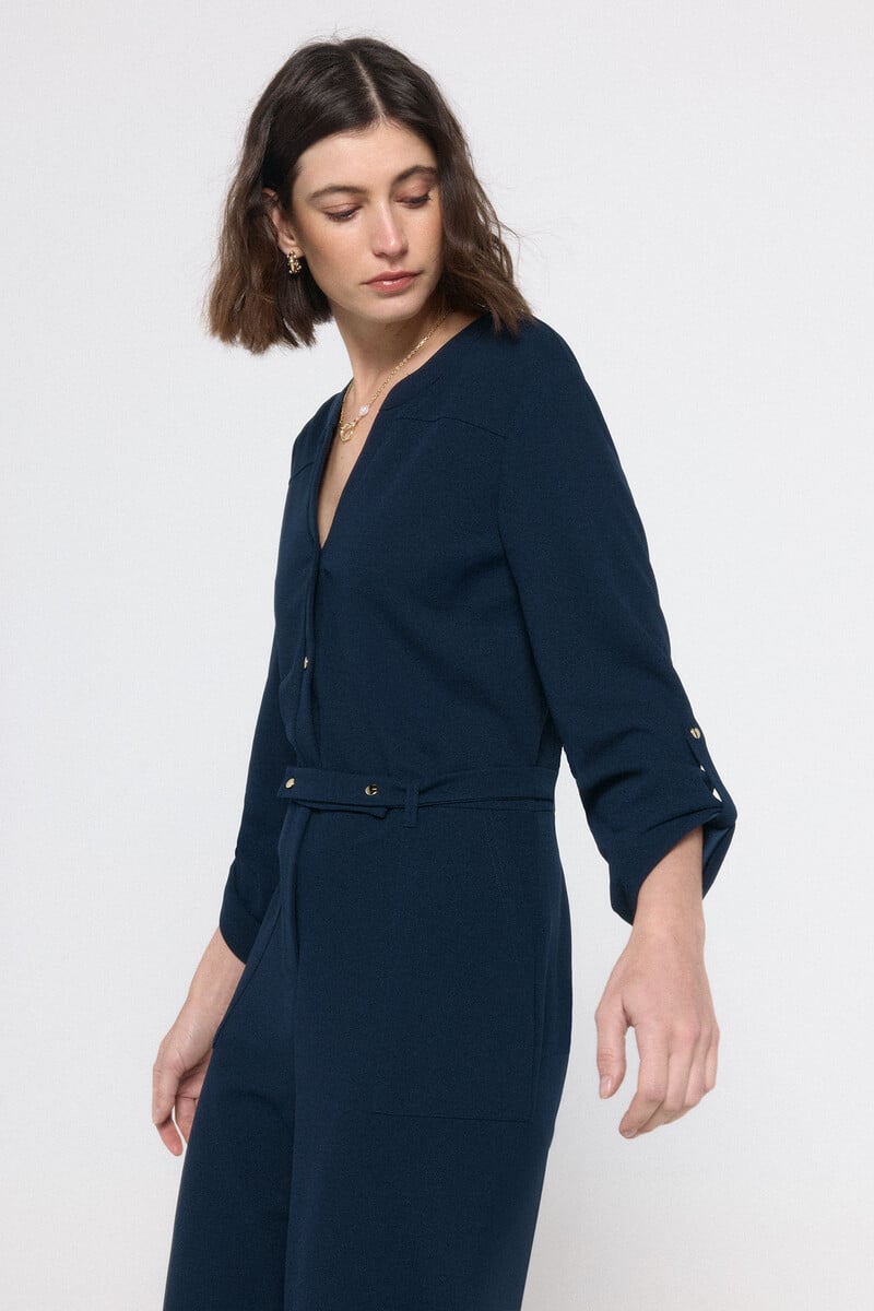 Cortefiel Mono Largo De Manga Larga