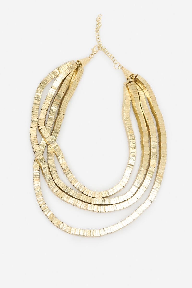 Cortefiel Multicollar oro