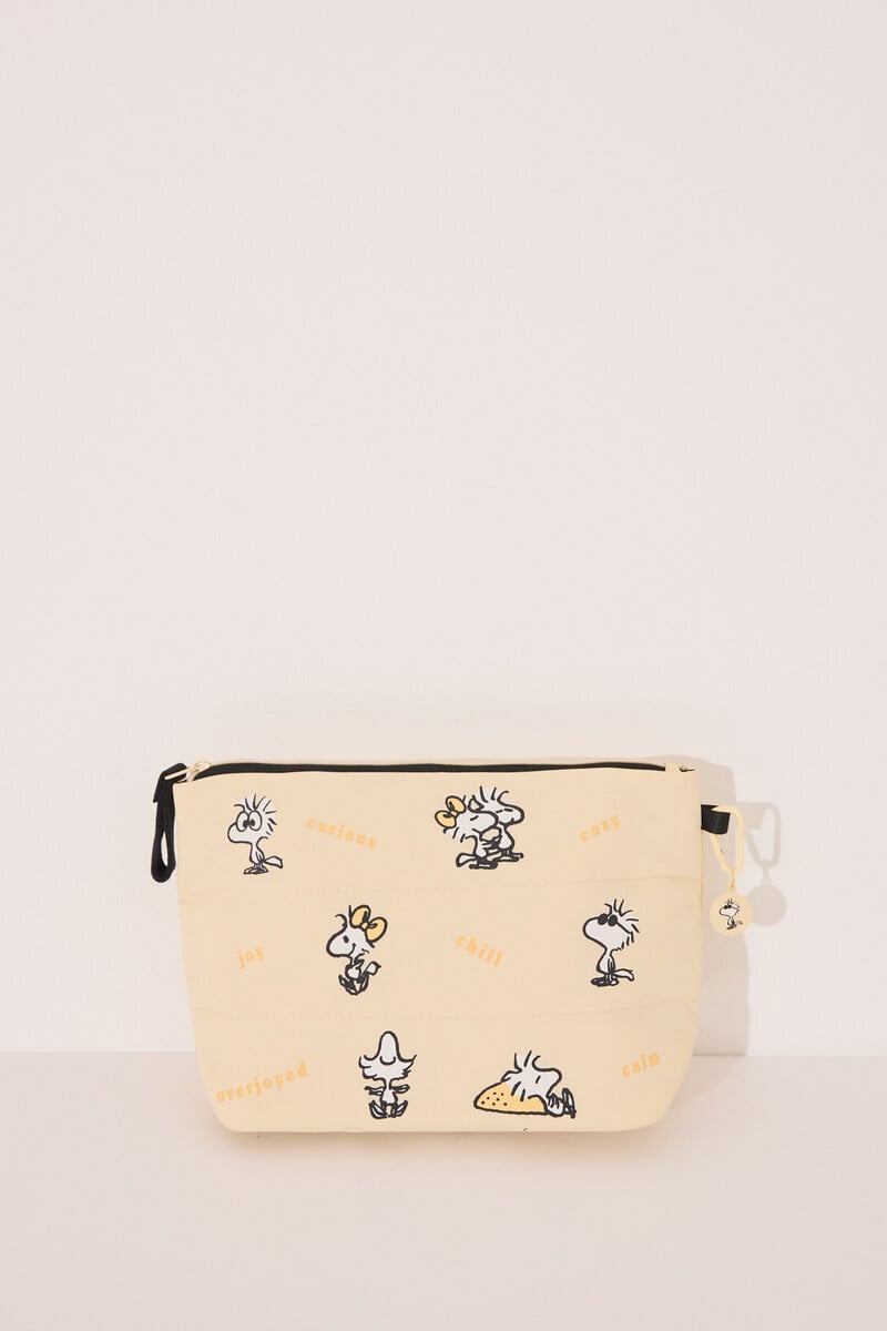 Cortefiel Neceser Mediano Snoopy Amarillo