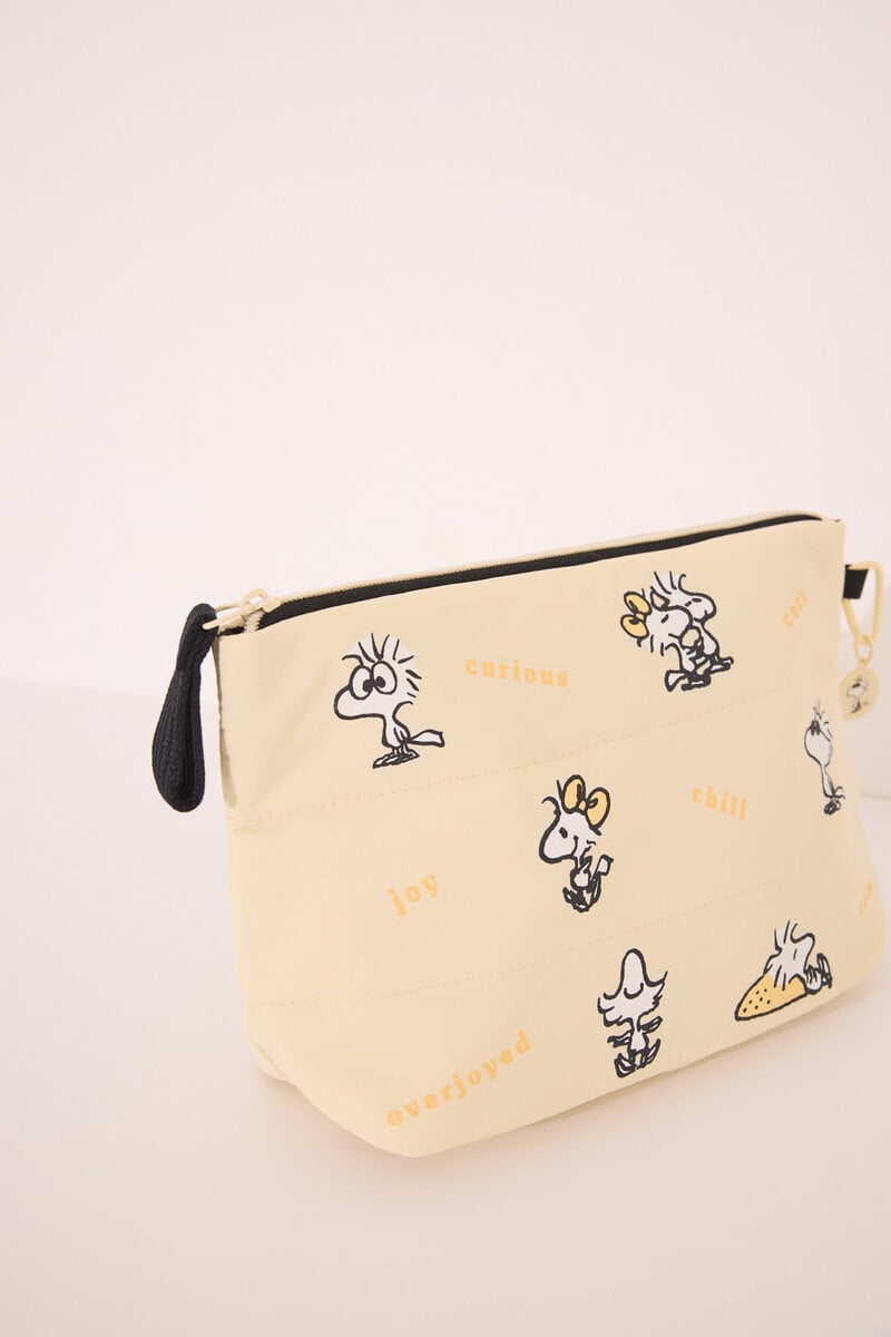 Cortefiel Neceser Mediano Snoopy Amarillo