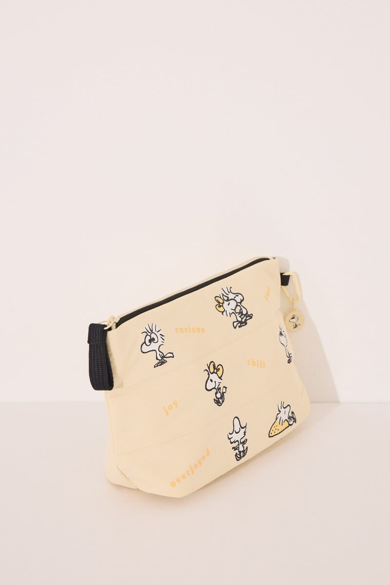Cortefiel Neceser Mediano Snoopy Amarillo