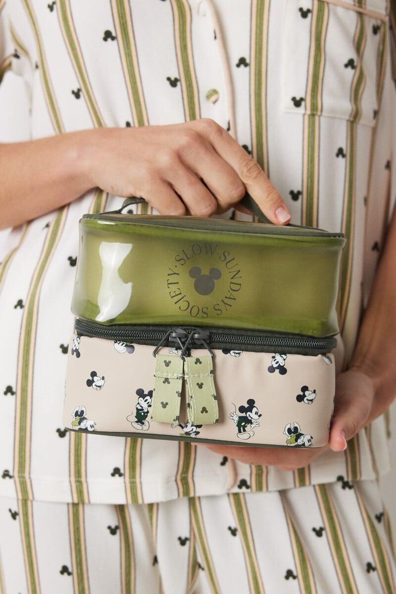 Cortefiel Neceser Mickey Doble Compartimento