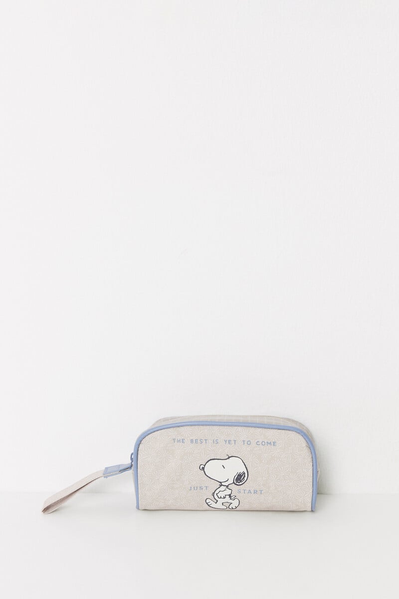 Cortefiel Neceser Pequeño Nylon Snoopy