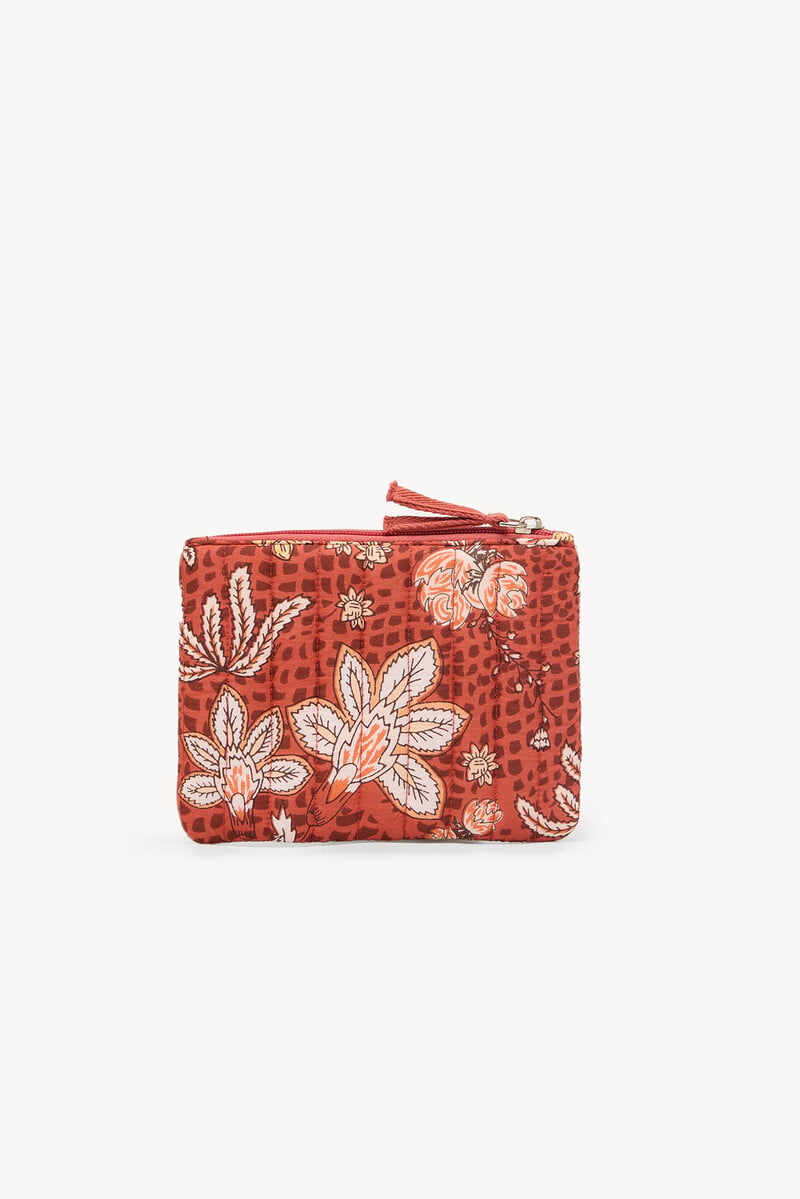 Cortefiel Nicole. Cartera De Algodón Estampada