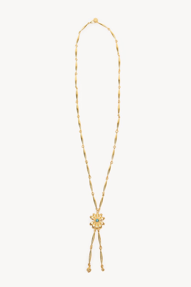 Cortefiel Noelia. Collar Largo Flor