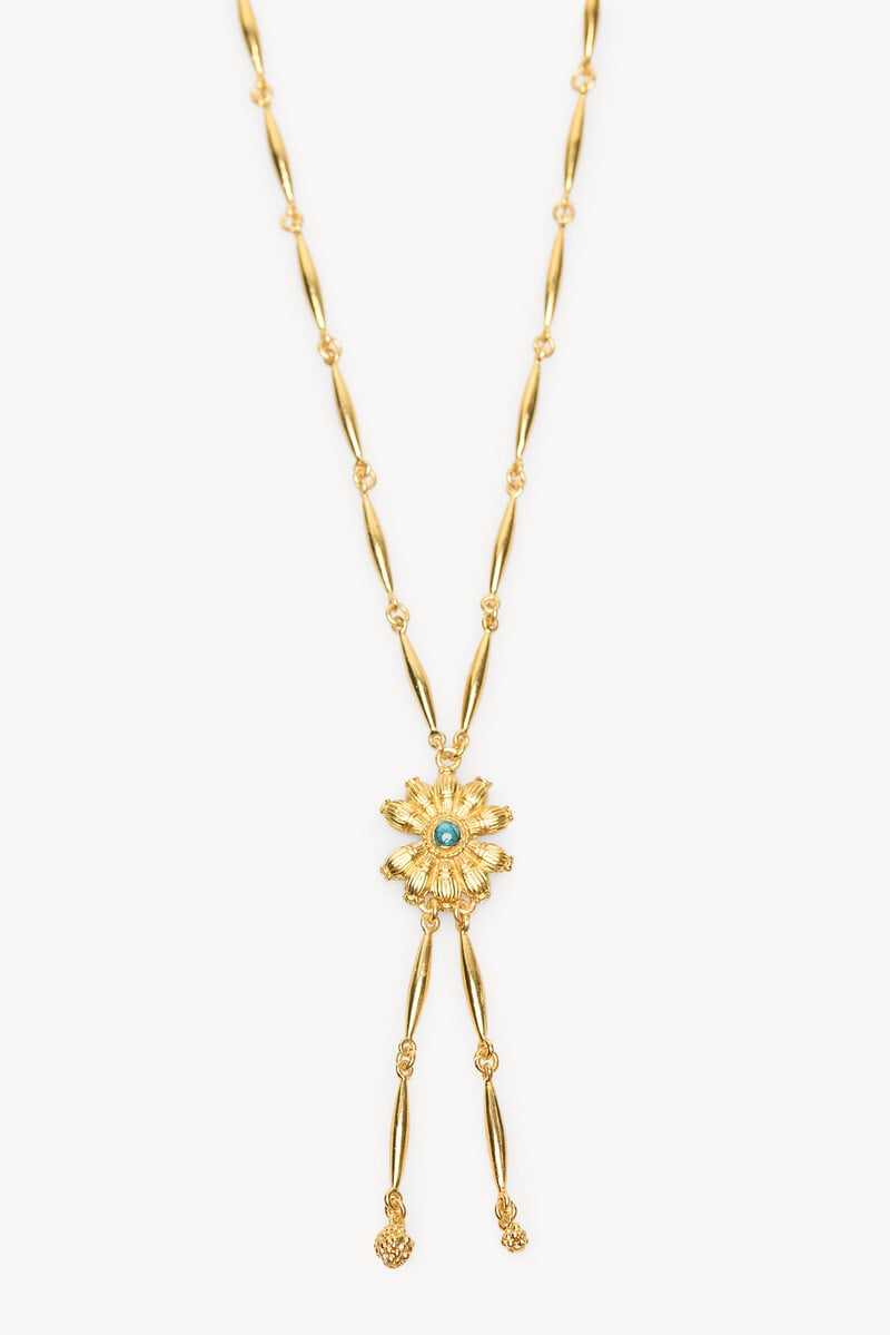 Cortefiel Noelia. Collar Largo Flor