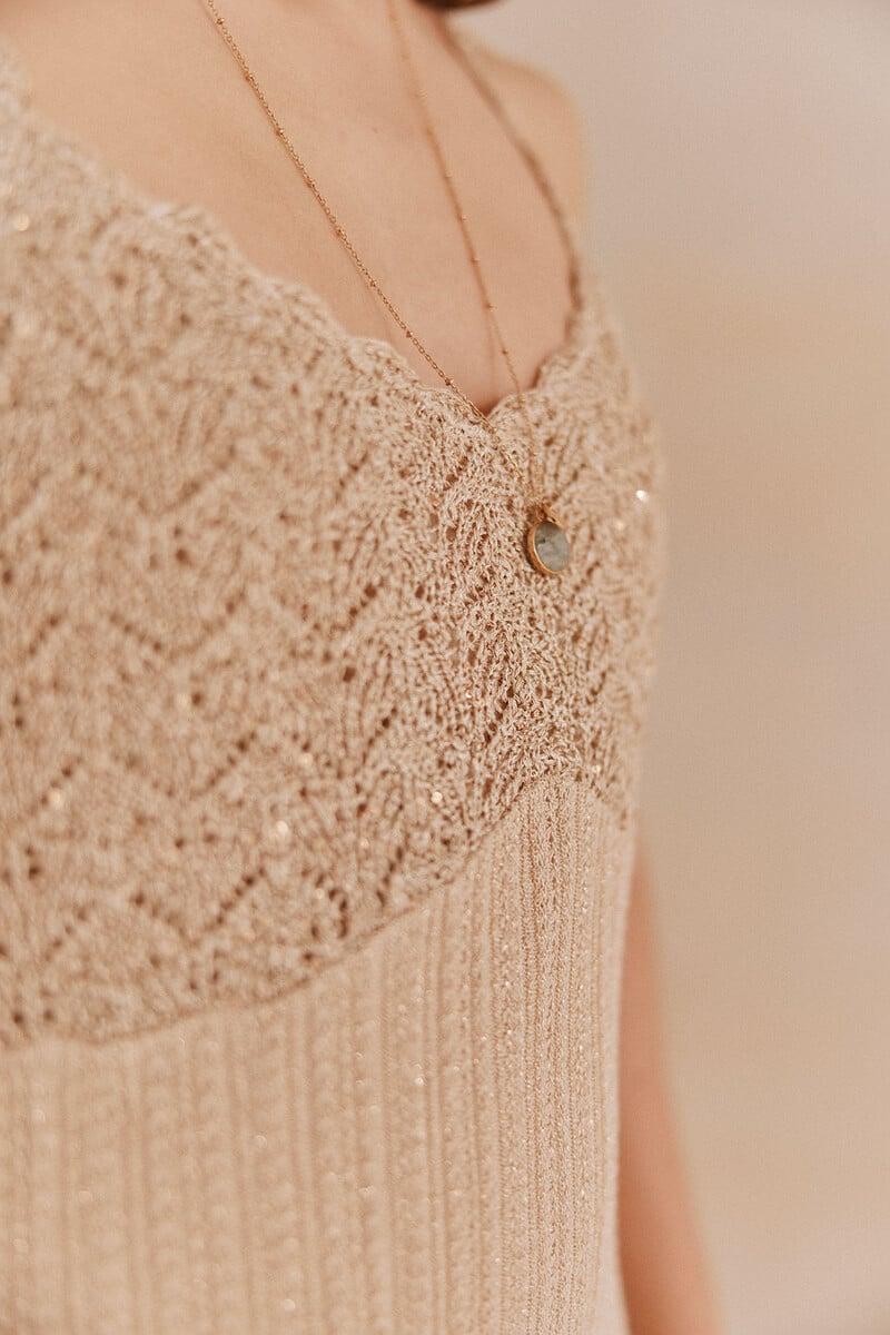 Cortefiel Nora. Vestido Tirantes Punto