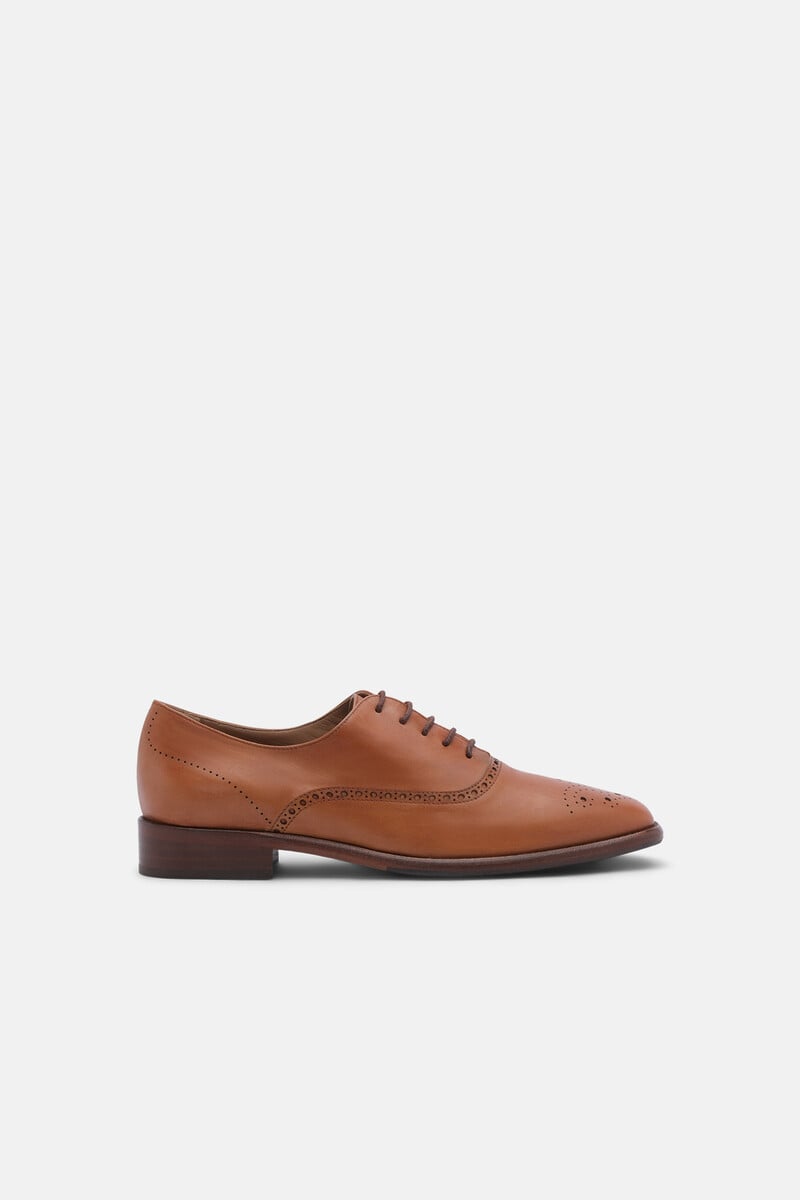 Cortefiel Oxfords de Vacuno Marrones