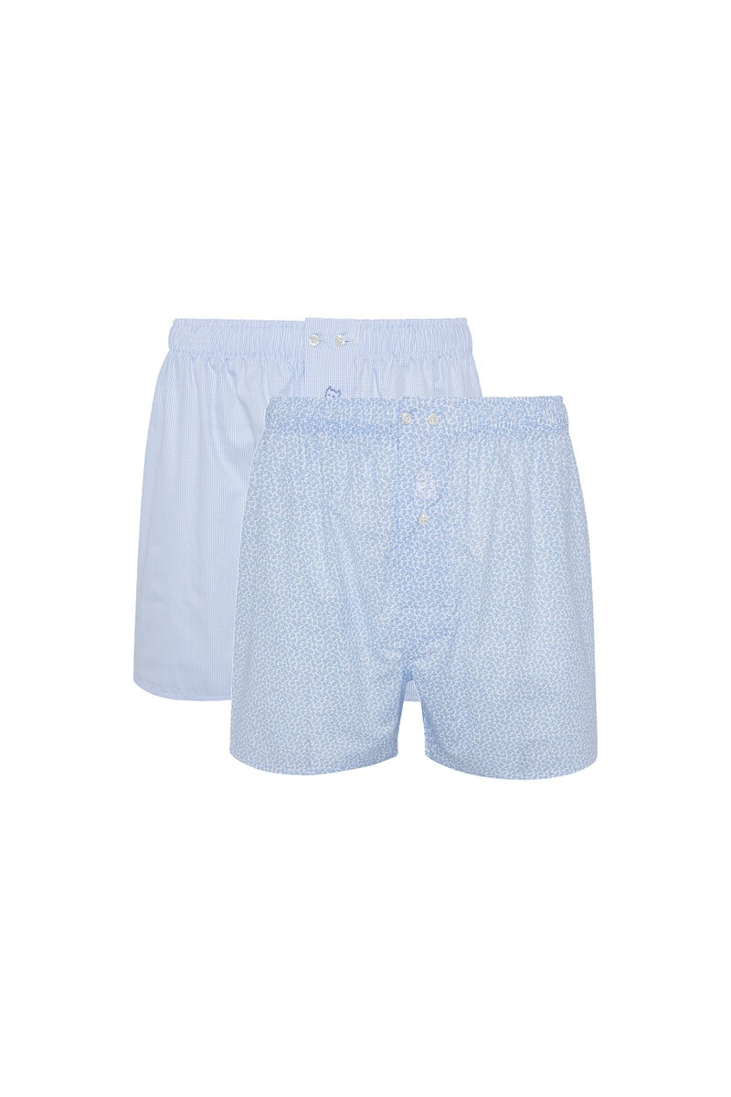 Cortefiel Pack 2 bóxer azules