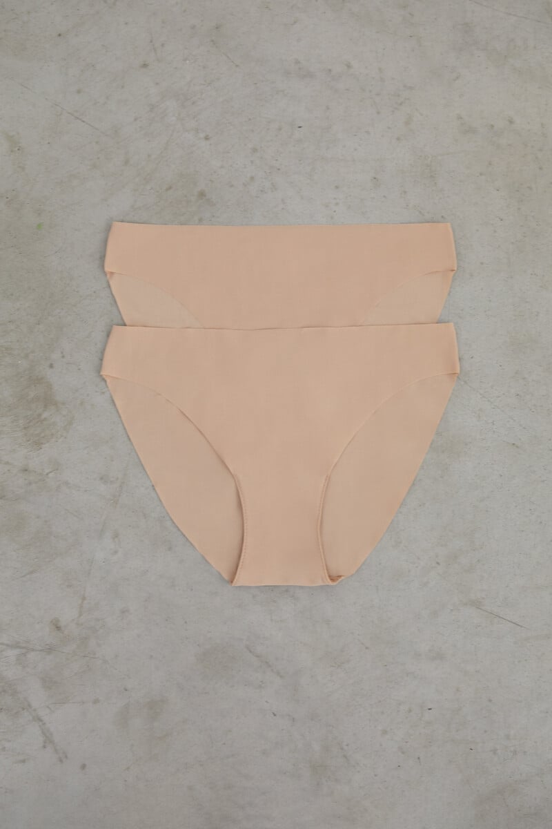 Cortefiel Pack 2 Braguitas Nude
