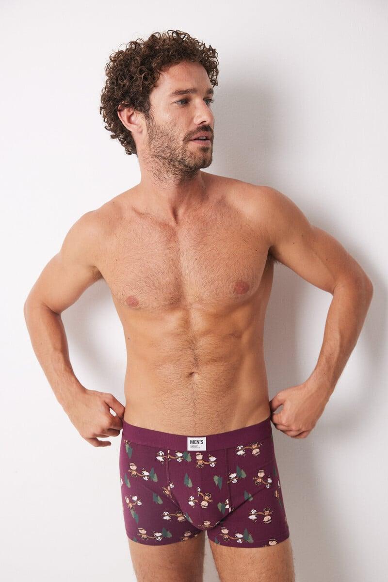 Cortefiel Pack 2 Calzoncillos Bóxer Algodón Snoopy