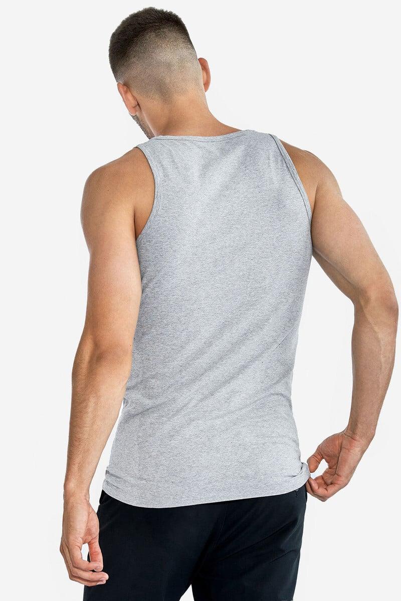 Cortefiel Pack 2 Camisetas Lisas Sin Mangas Grises