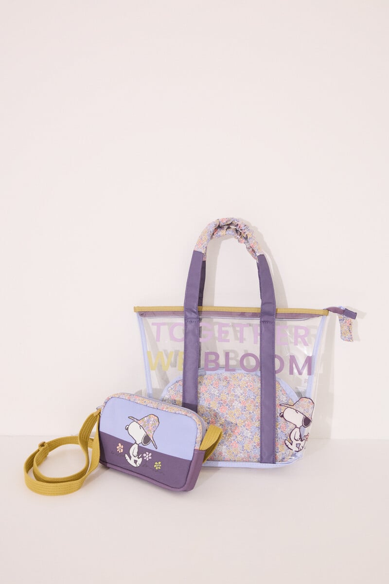 Cortefiel Pack 2 Neceseres Snoopy